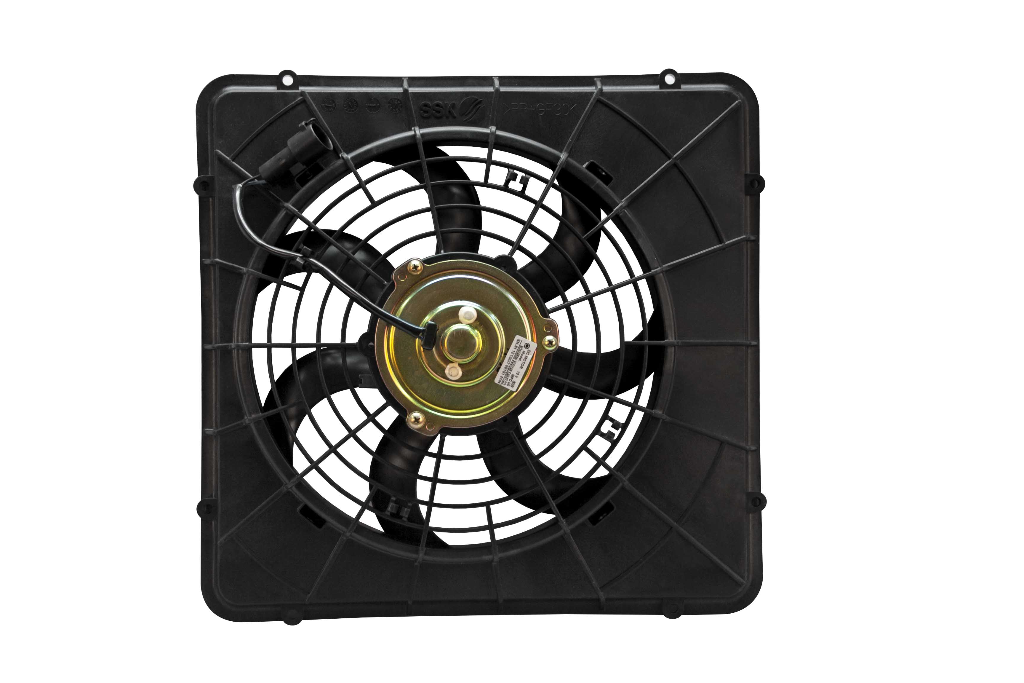 isuzu nkr condenser fan